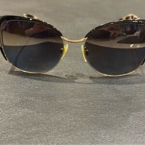 Dolce & Gabbana Black and Gold Sunglasses
